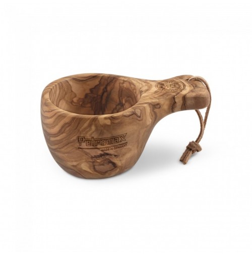 Petromax Olive Wood Kuksa Cup - traditional bowl for eating or drinking